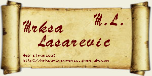 Mrkša Lašarević vizit kartica